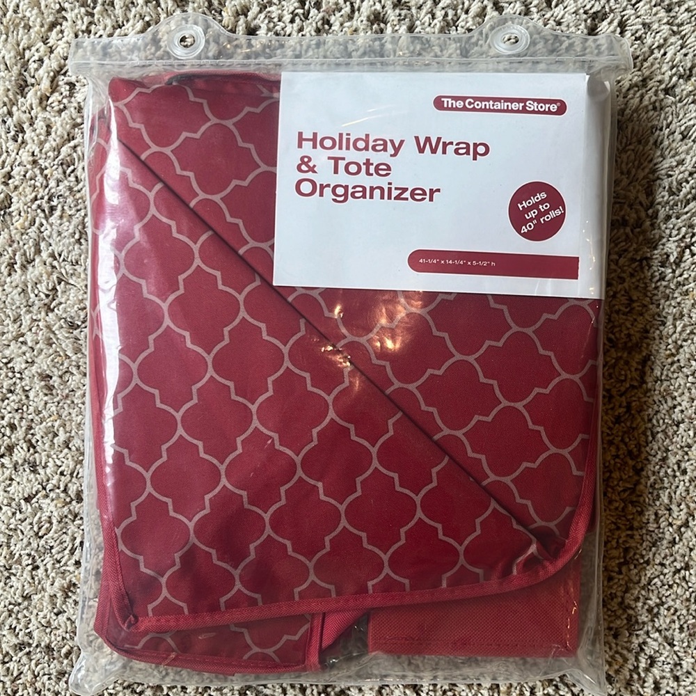 Holiday Wrap & Tote Organizer [The Container Store]